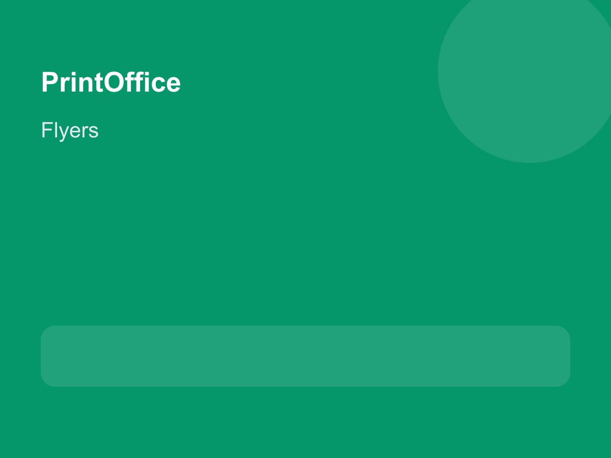 Services d'impression PrintOffice